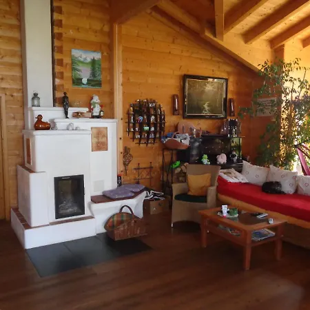 Barrierefreies Im Blockhaus Mit Sauna Am See בית אירוח